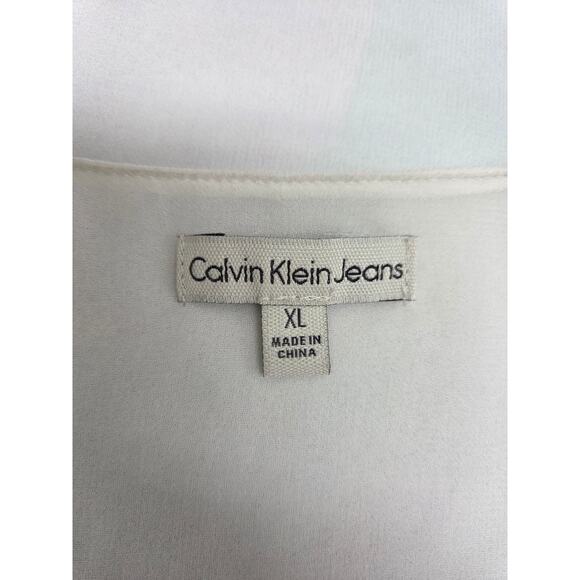 Calvin Klein Jeans Floral Layered Tank Top XL - Picture 5 of 6